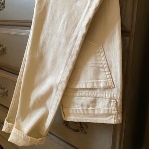 Velvet heart off-white jeans